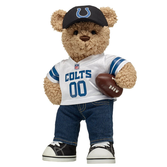 Indianapolis Colts Timeless Teddy Bear Football Gift Set - US 0818