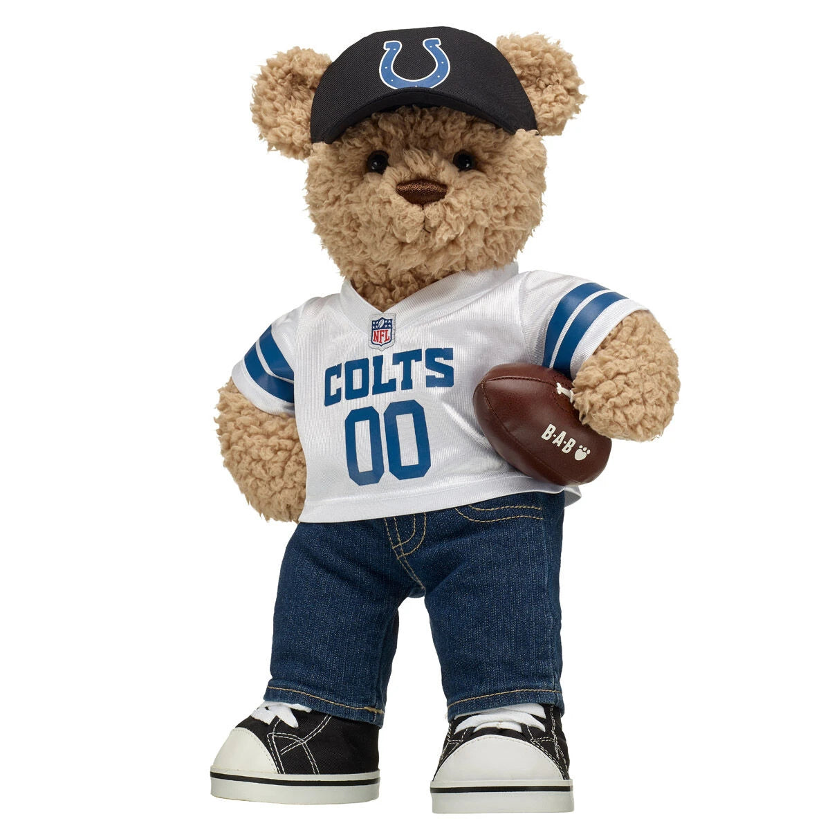 Indianapolis Colts Timeless Teddy Bear Football Gift Set - US 3077