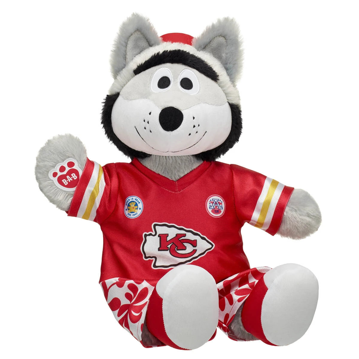 KC Wolf Plush for Kansas City Chiefs Fans | Build-A-Bear® - US 5473