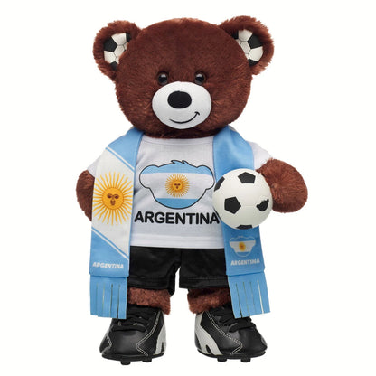 Let's Goal Bear Argentina Gift Set | Build-A-Bear - US 4832