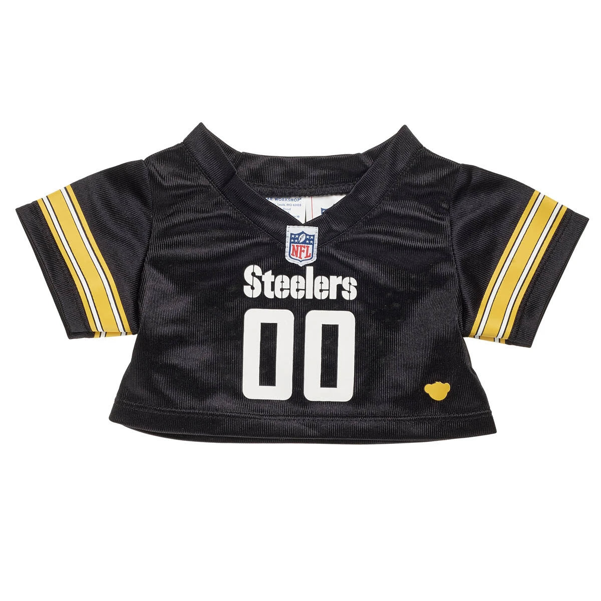 Pittsburgh Steelers Happy Hugs Teddy Bear Hat &amp; Football Set - US 3520