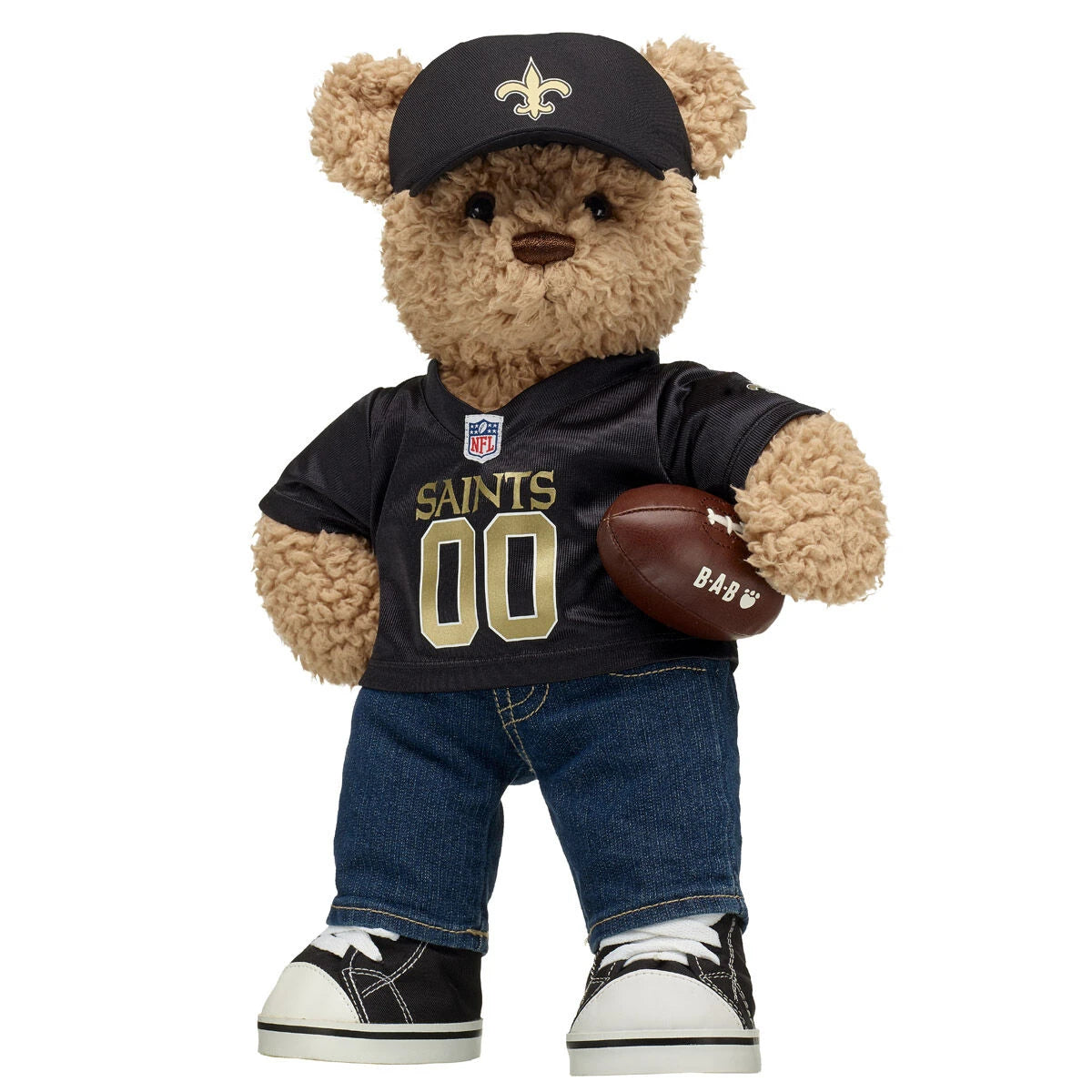 New Orleans Saints Timeless Teddy Bear Football Gift Set - US 4709