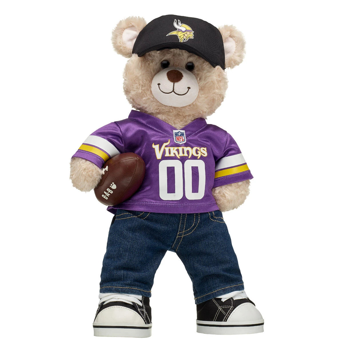 Minnesota Vikings Happy Hugs Teddy Bear Football Gift Set - US 5482