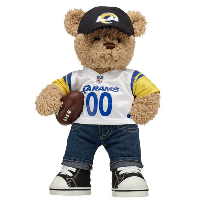 Los Angeles Rams Timeless Teddy Bear Football Gift Set - US 0282
