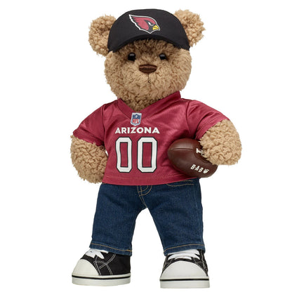 Arizona Cardinals Timeless Teddy Bear Football Gift Set - US 3886
