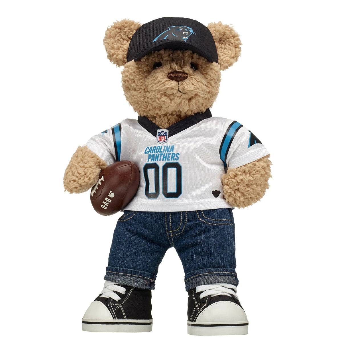 Carolina Panthers Timeless Teddy Bear Football Gift Set - US 5876