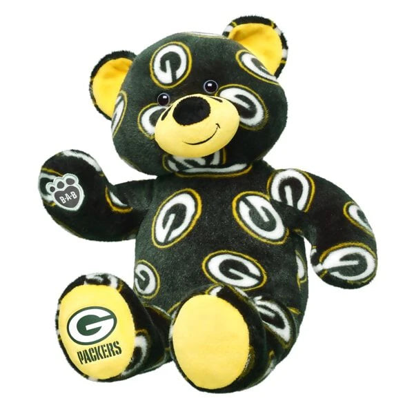 Green Bay Packers Fan Hat Teddy Bear Gift Set - US 6127