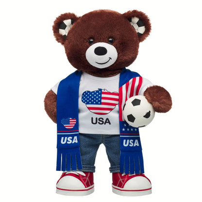 Let's Goal Bear USA Gift Set | Build-A-Bear - US 0602