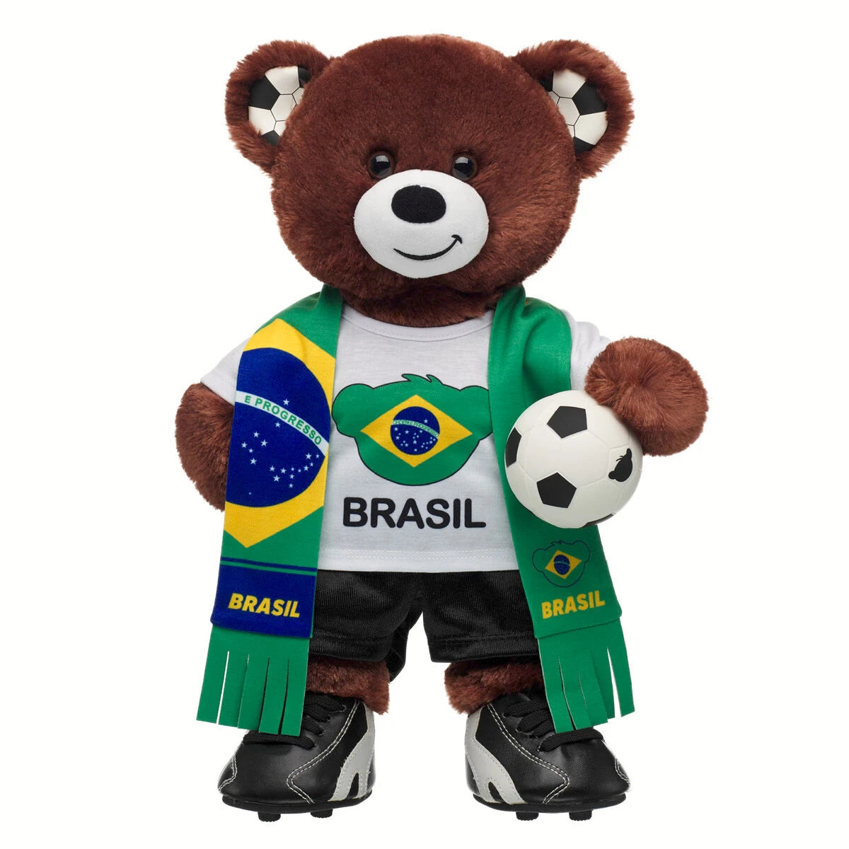 Let's Goal Bear Brasil Gift Set | Build-A-Bear - US 5760