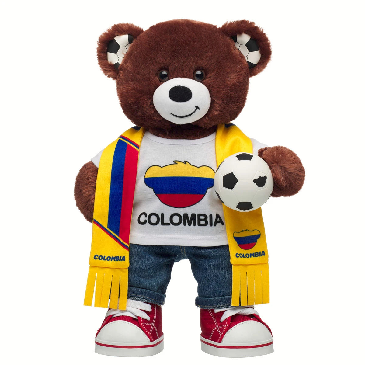 Let's Goal Bear Colombia Gift Set | Build-A-Bear - US 0573