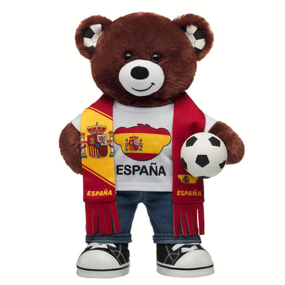 Let's Goal Bear Spain Gift Set | Build-A-Bear - US 6602