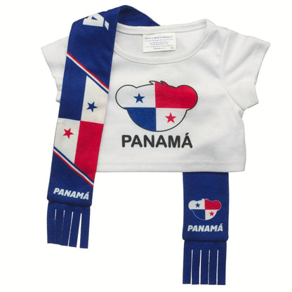 Panama Scarf &amp; T-Shirt Set | Build-A-Bear - US 7412