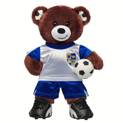 Let's Goal Bear Blue Soccer Uniform Gift Set | BAB - US 5061
