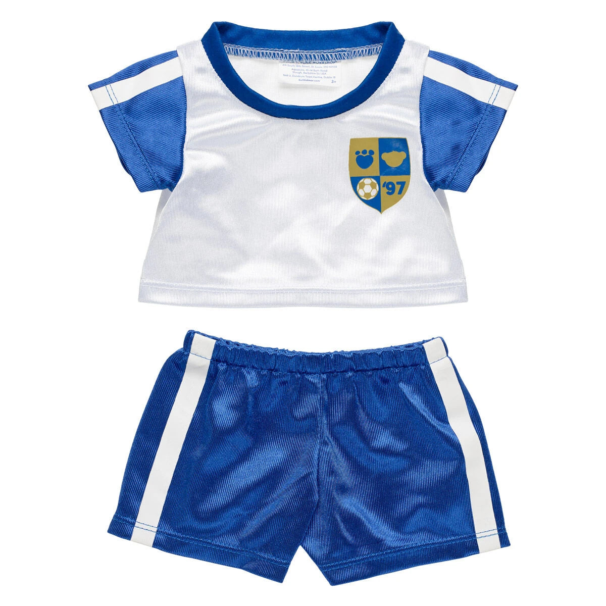 Let's Goal Bear Blue Soccer Uniform Gift Set | BAB - US 6364