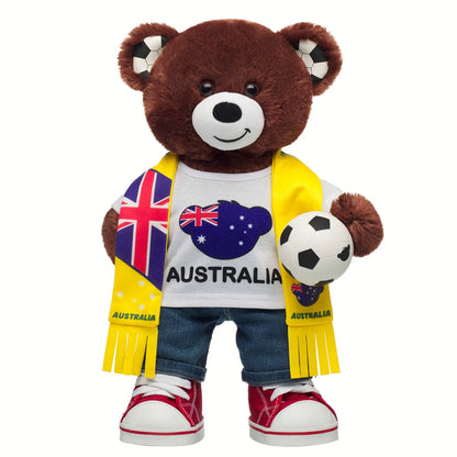 Let's Goal Bear Australia Gift Set | Build-A-Bear - US 4029