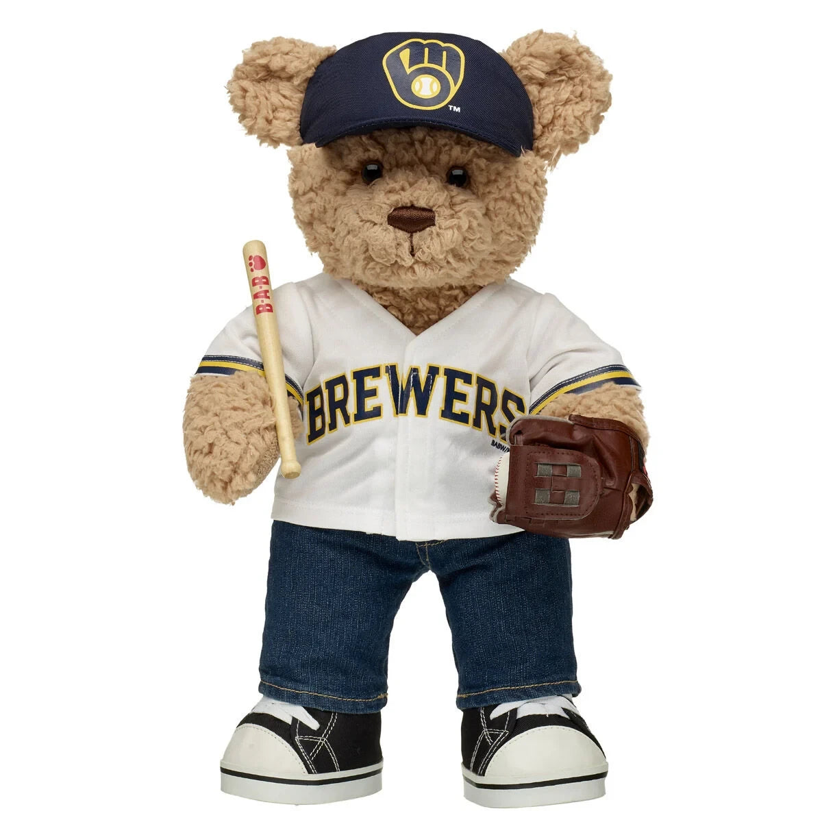Milwaukee Brewers™ Teddy Bear Gift Set | Build-A-Bear® - US 4599