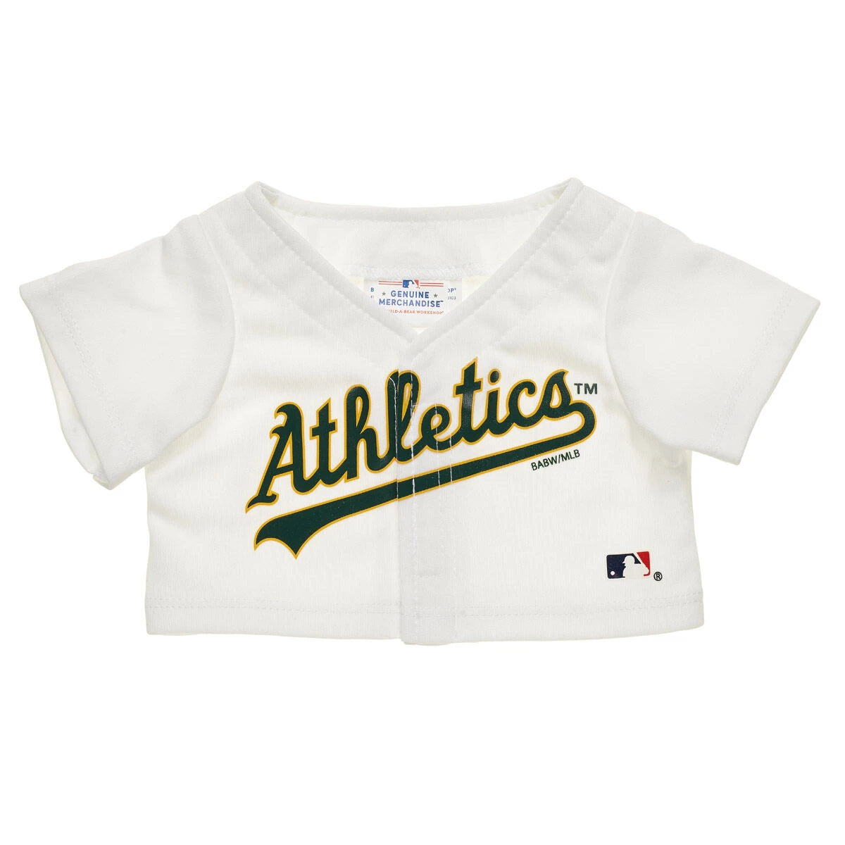 Oakland Athletics™ Baseball Jersey for Plush Toys | Build-A-Bear® - US 1167