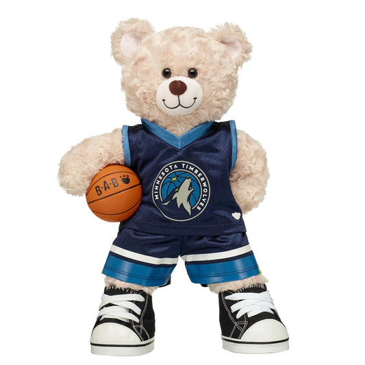 Minnesota Timberwolves Basketball Teddy bear Gift Set | Build-A-Bear® - US 0765