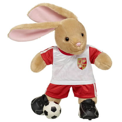 Pawlette™ Plush Red Soccer Set &amp; Soccer Ball | Build-A-Bear® - US 7487