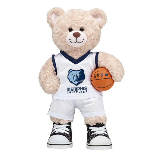 Memphis Grizzlies Basketball Teddy Bear Gift Set | Build-A-Bear® - US 8909