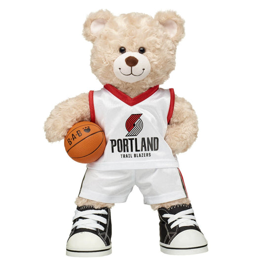 Happy Hugs Teddy Bear Portland Trail Blazers Basketball Gift Set - US 4103