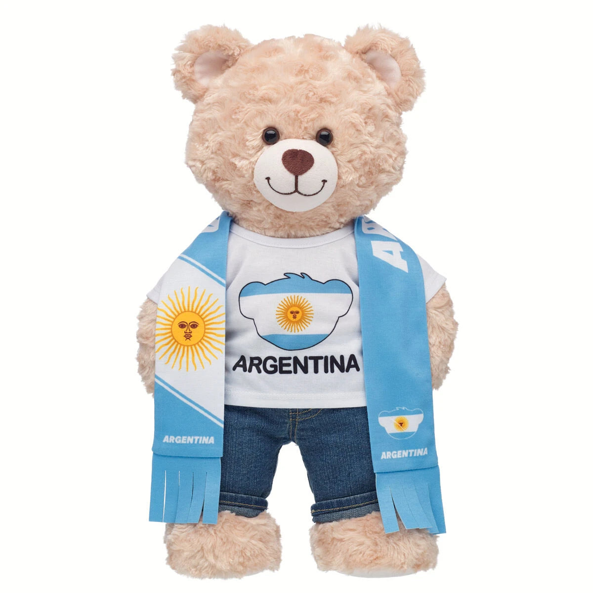 Argentina Scarf &amp; T-Shirt Set | Build-A-Bear - US 7009