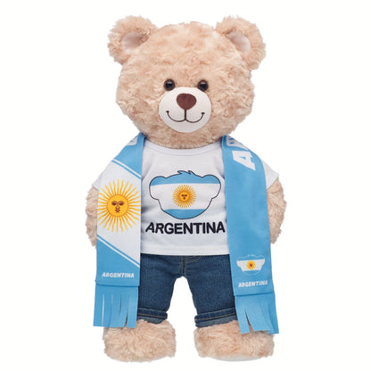 Argentina Scarf &amp; T-Shirt Set | Build-A-Bear - US 7009