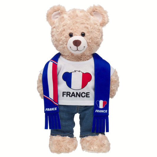 France Scarf &amp; T-Shirt Set | Build-A-Bear - US 9928