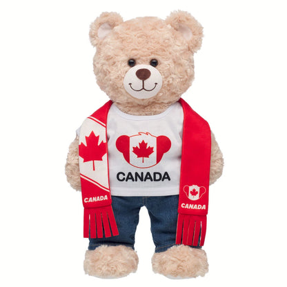 Canada Scarf &amp; T-Shirt Set | Build-A-Bear - US 6666