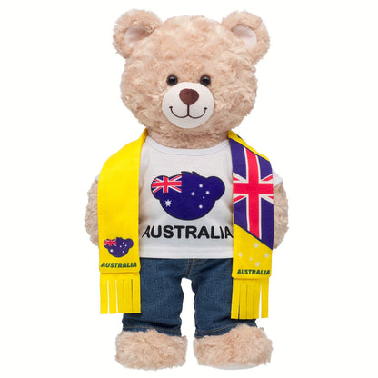 Australia Scarf &amp; T-Shirt Set | Build-A-Bear - US 8173