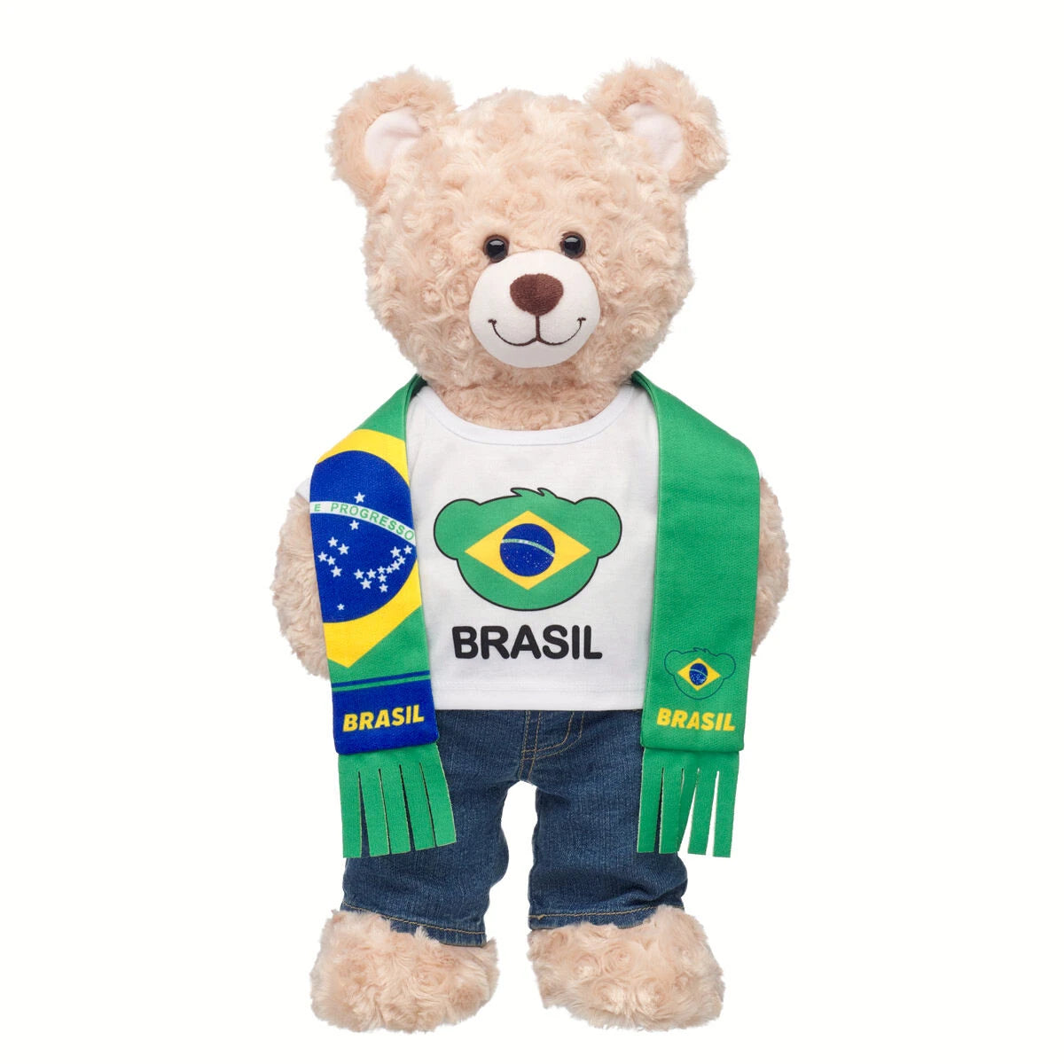 Brazil Scarf &amp; T-Shirt Set | Build-A-Bear - US 7969