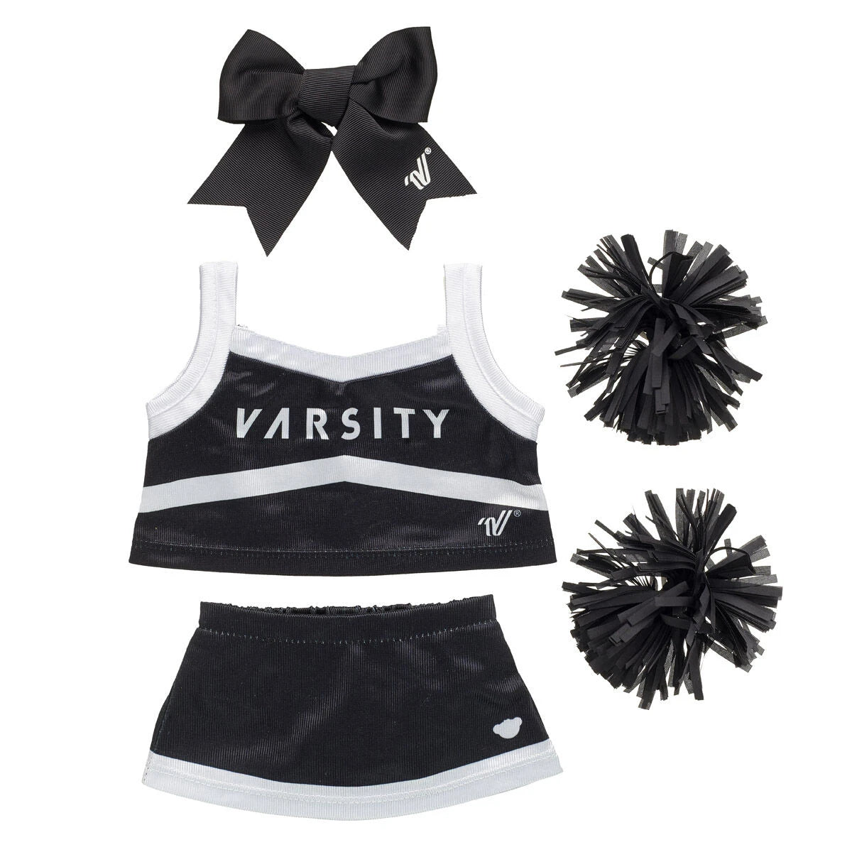 Online-Only Varsity Spirit Black Cheer Uniform | Build-A-Bear® - US 3534