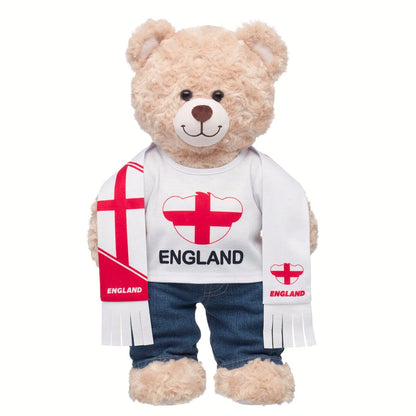 England Scarf &amp; T-Shirt Set | Build-A-Bear - US 8682