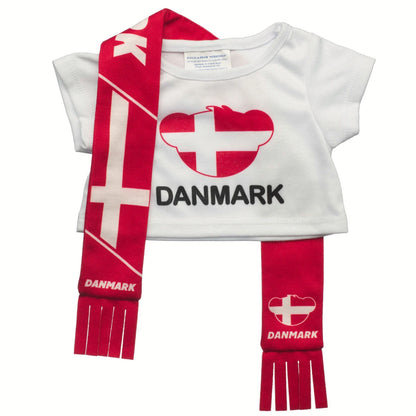 Denmark Scarf &amp; T-Shirt Set | Build-A-Bear - US 6369