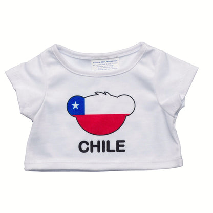 Online Exclusive Chile T-Shirt | Build-A-Bear - US 2558