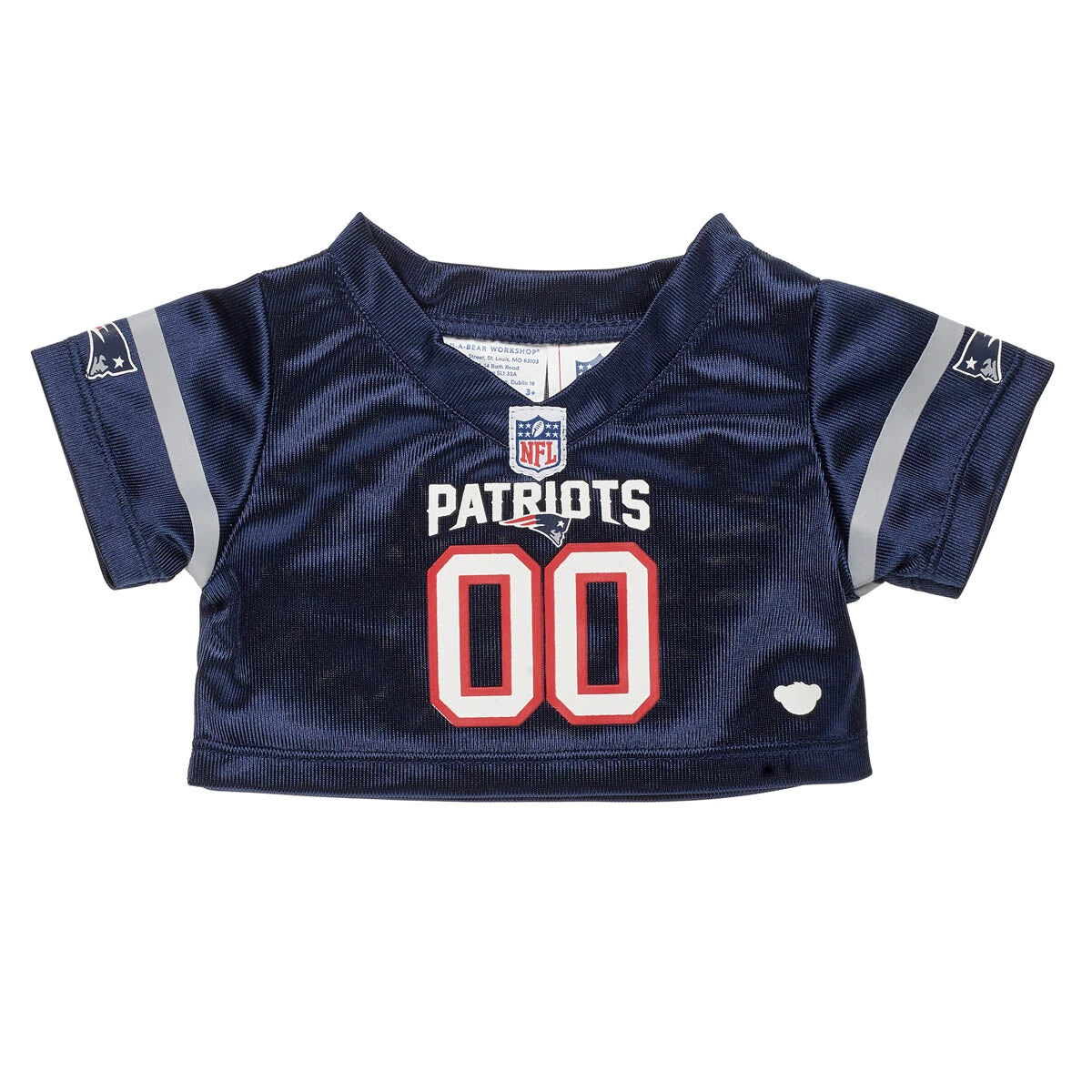 New England Patriots Teddy Bear &amp; Fan Hat Gift Set - US 6330