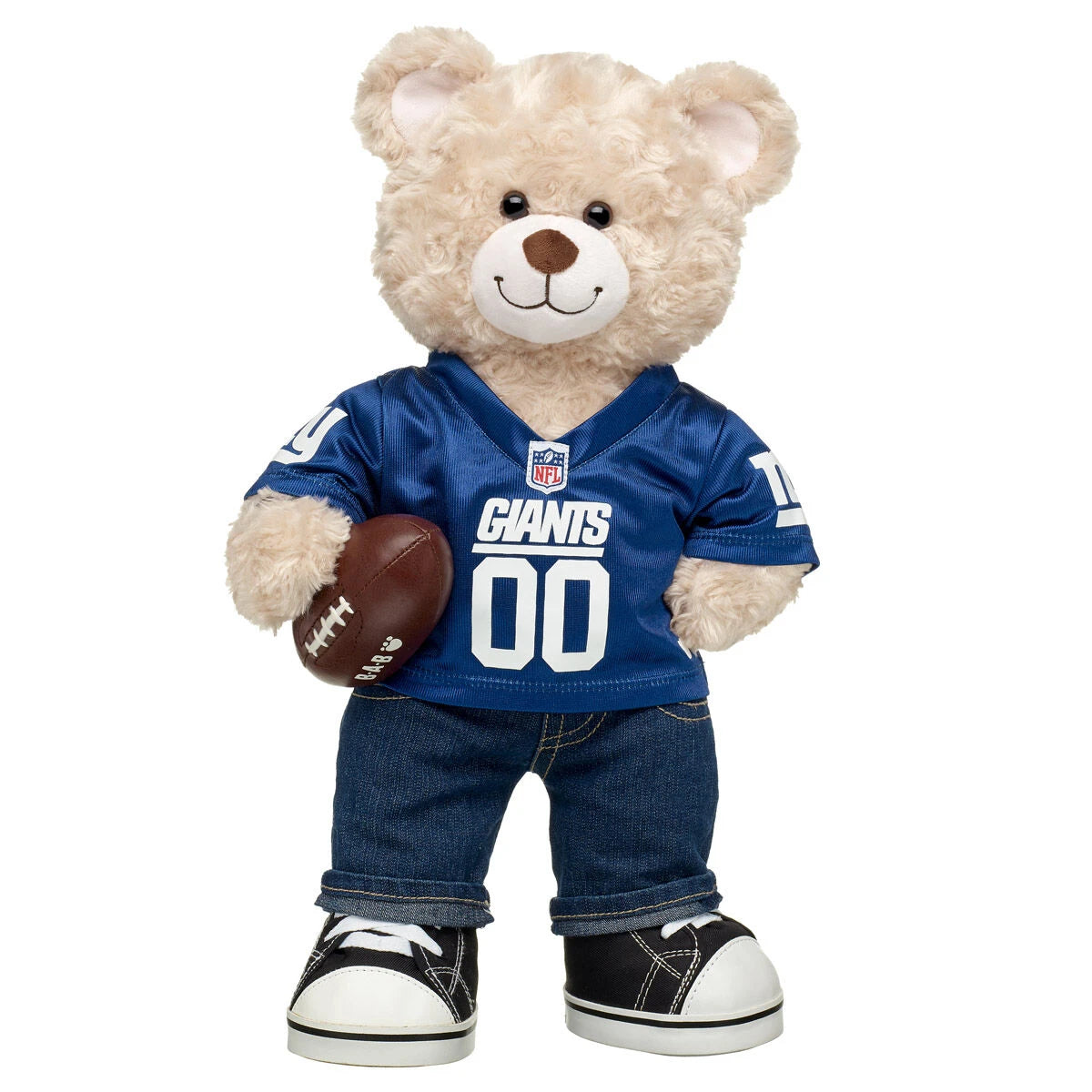 Happy Hugs Teddy Football New York Giants Gift Set | Build-A-Bear® - US 1041