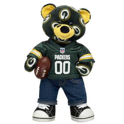 Football Bear Green Bay Packers Gift Set | Build-A-Bear® - US 5170