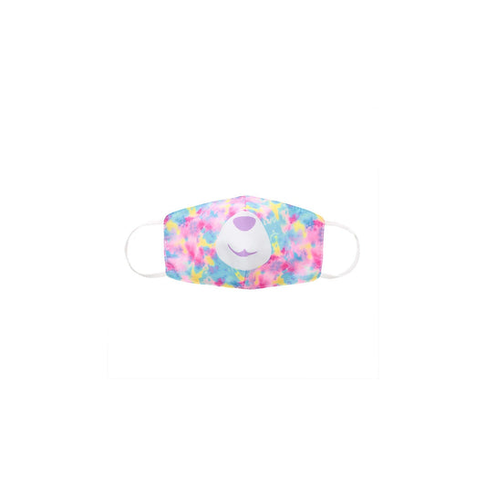 Child-Size Tie-Dye Bear Face Mask | Build-A-Bear® - US 0039