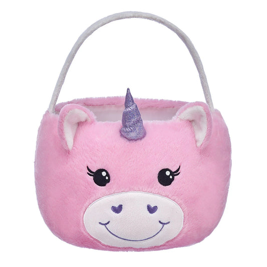 Pink Unicorn Basket for Stuffed Animals | Build-A-Bear® - US 6780