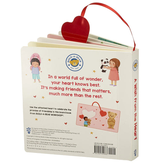 "A Wish from the Heart" Board Book | Build-A-Bear® - US 9451
