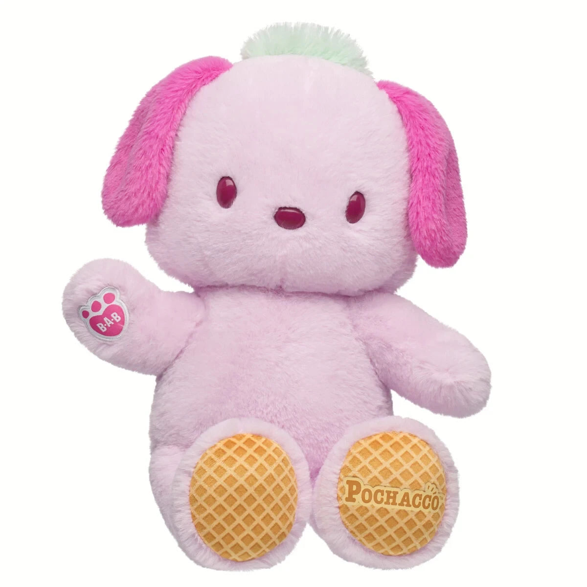 Sanrio Hello Kitty &amp; Friends Strawberry Ice Cream Pochacco Plush | Build-A-Bear - US 3365