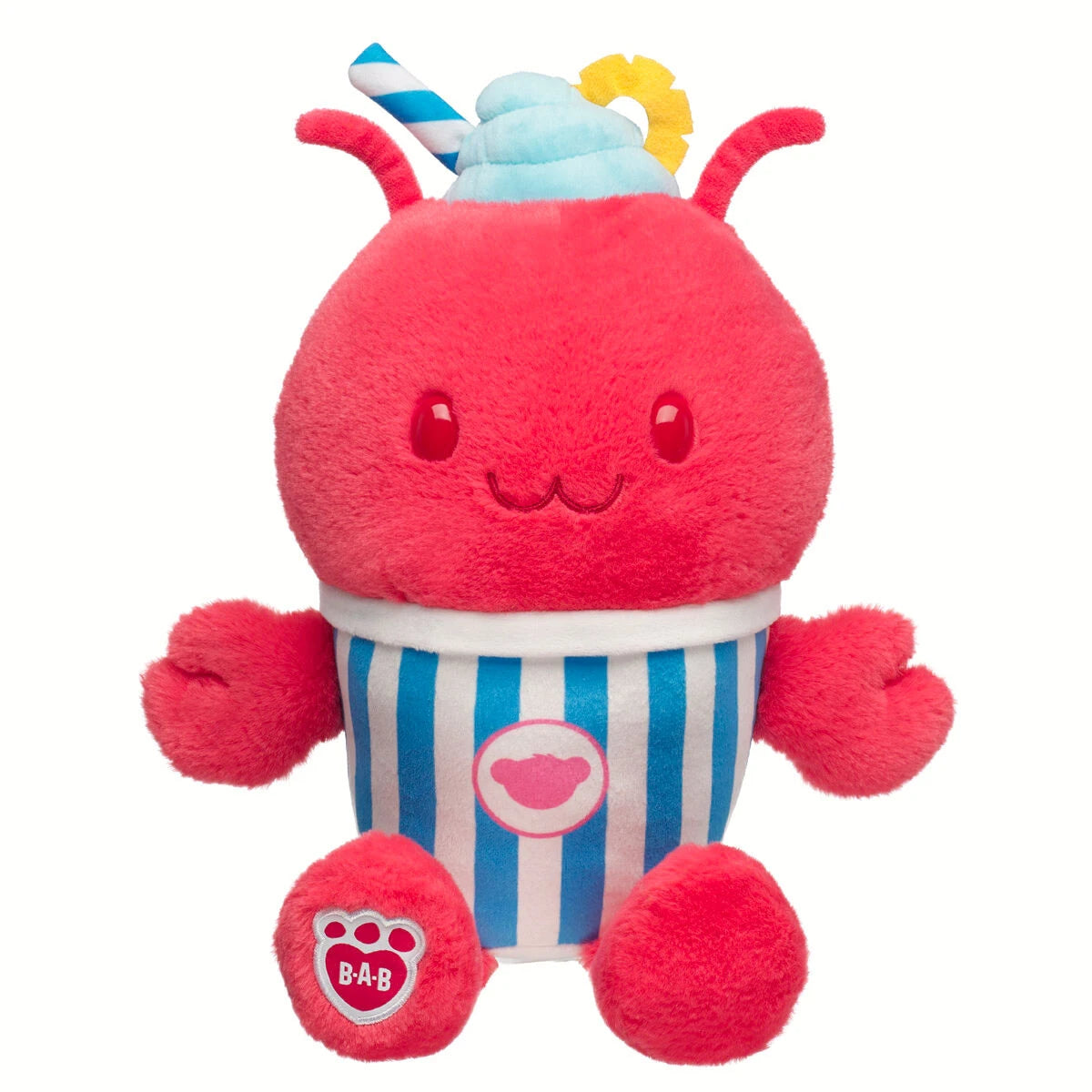 Fruit Punch Lobster Slushie Plushie w/ Lei Necklace | BAB - US 0187