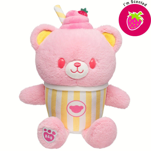 Strawberry Lemonade Bear Slushie Plushie Scented | BAB - US 4964