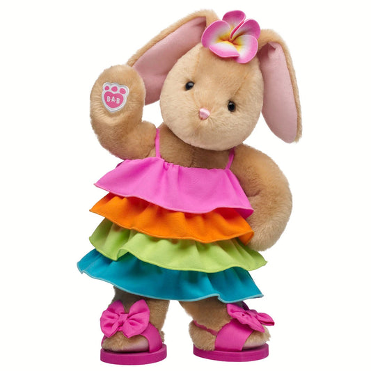Pawlette Bunny Summer Ruffle Dress Gift Set | Build-A-Bear - US 9256