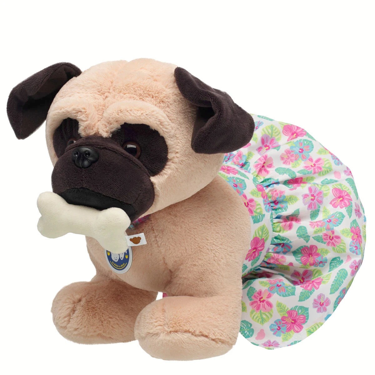 Promise Pets Pug Tropical Gift Set with Bone | Build-A-Bear - US 2695