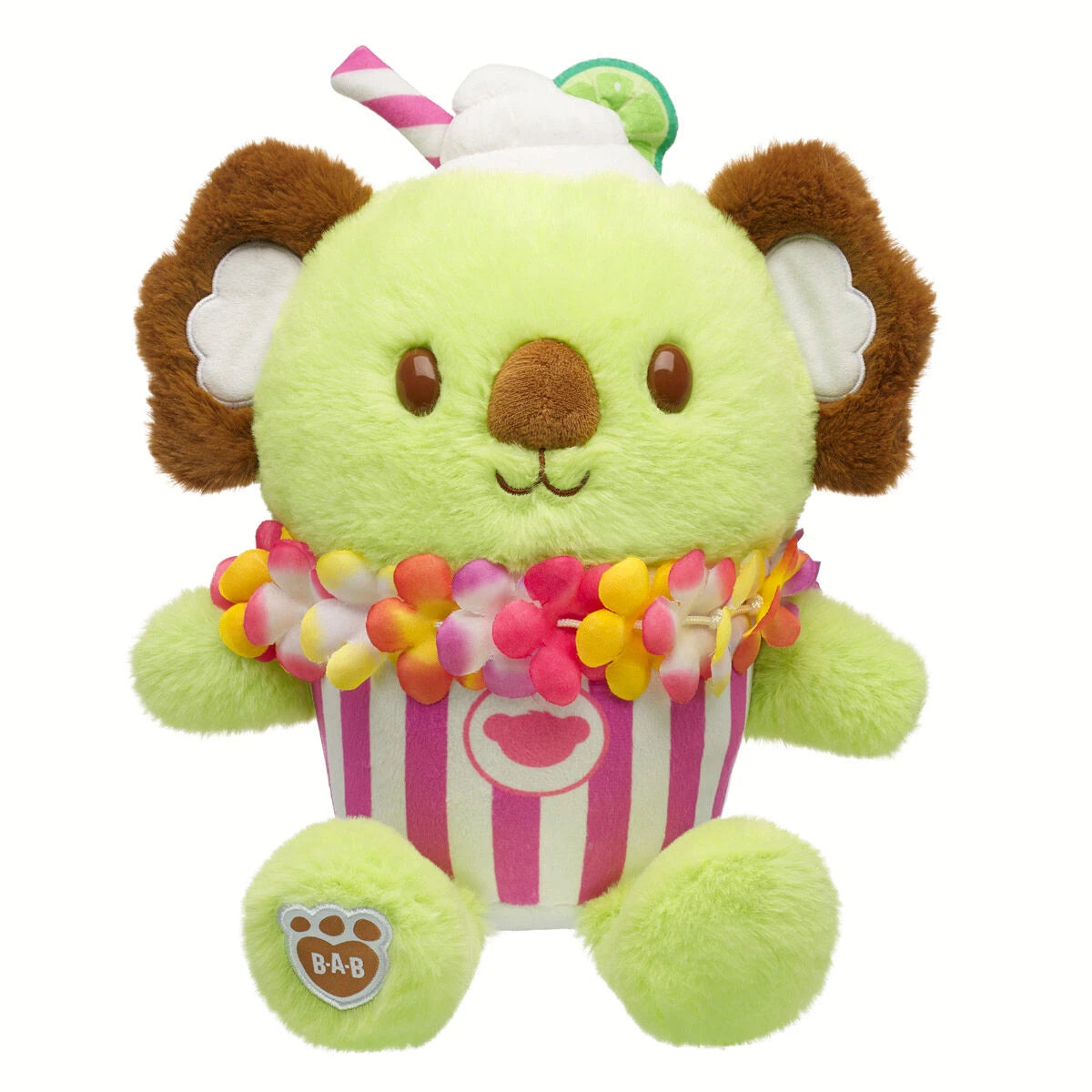 Coconut Lime Koala Slushie Plushie w/ Lei Necklace | BAB - US 1526