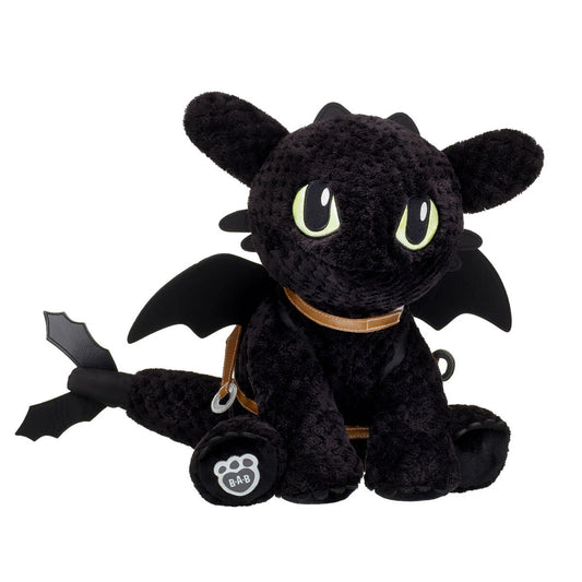 How to Train Your Dragon Toothless Plush &amp; Saddle | Build-A-Bear® - US 8121