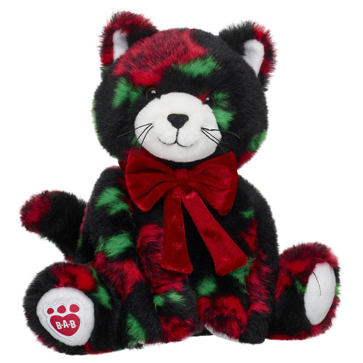 Red Rose Kitty Stuffed Animal w/ Red Velvet | Build-A-Bear - US 1826