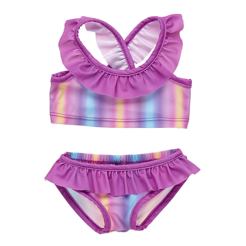 Two-Piece Rainbow Bikini for Stuffed Animals | Shop at Build-A-Bear® - US 3450